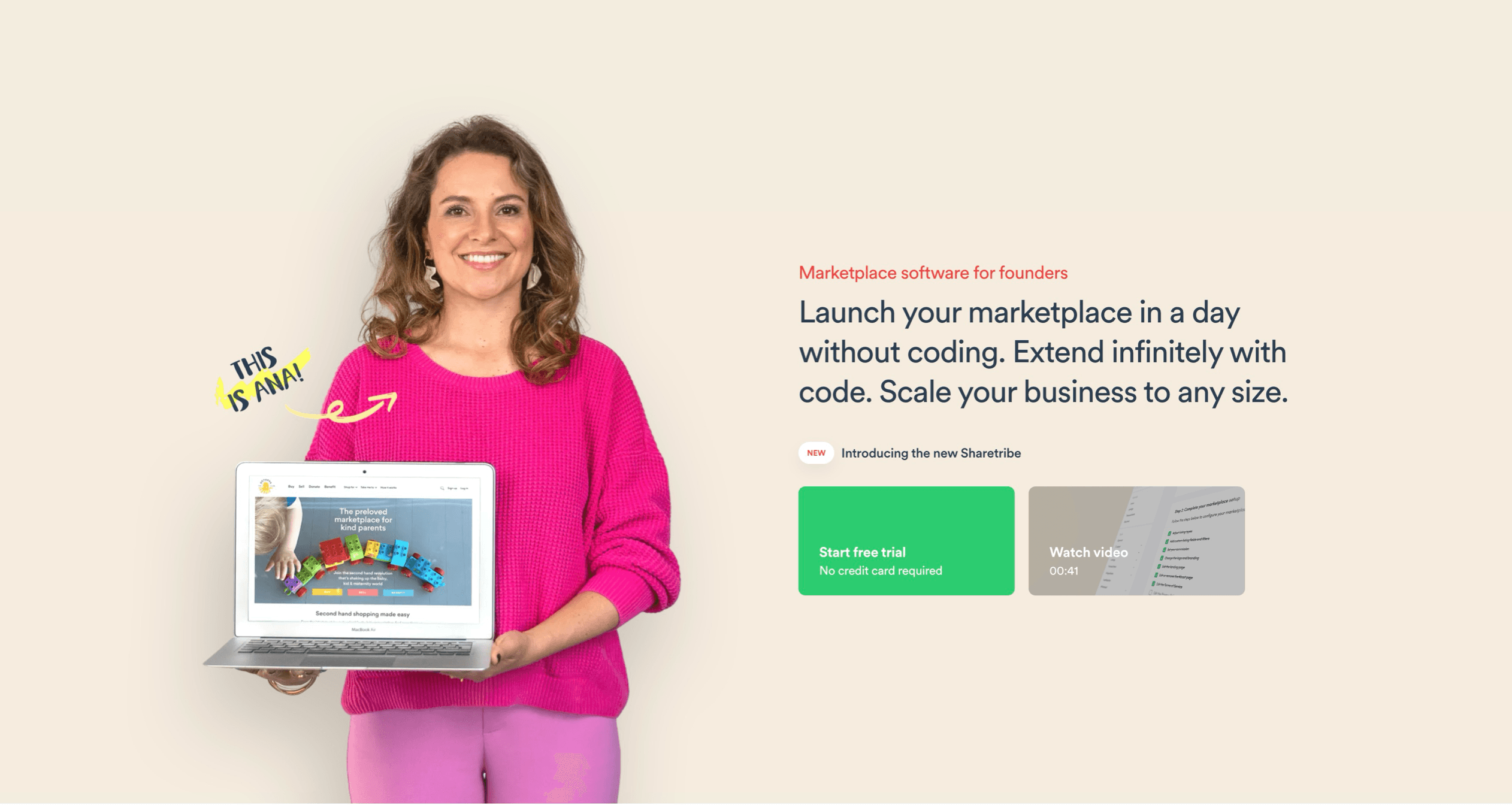 Sharetribe.com website screenshot